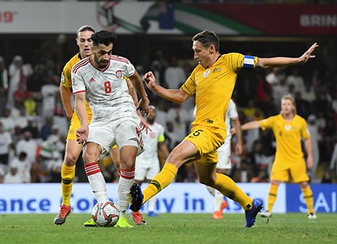 Australia chơi trên cơ so với UAE - Ảnh: AFC