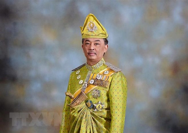 Quốc vương mới của Malaysia Al-Sultan Abdullah Riayatuddin Al-Mustafa Billah Shah Ibni Sultan Haji Ahmad Shah Al Mustain Billah. (Ảnh: New Straits Times/TTXVN)