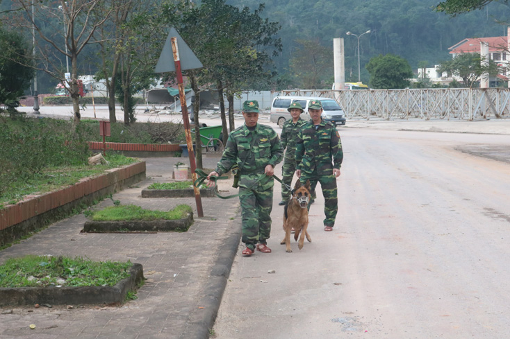 Bộ đội Biên phòng tỉnh tăng cường tuần tra, kiểm soát khu vực biên giới.