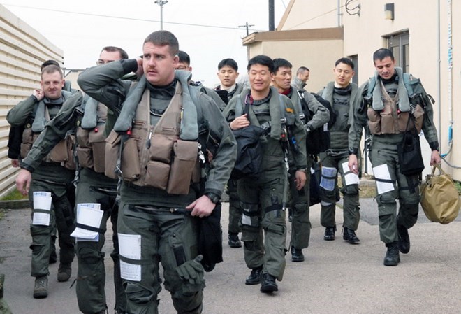 Lực lượng Mỹ tại Hàn Quốc. (Nguồn: AFP)