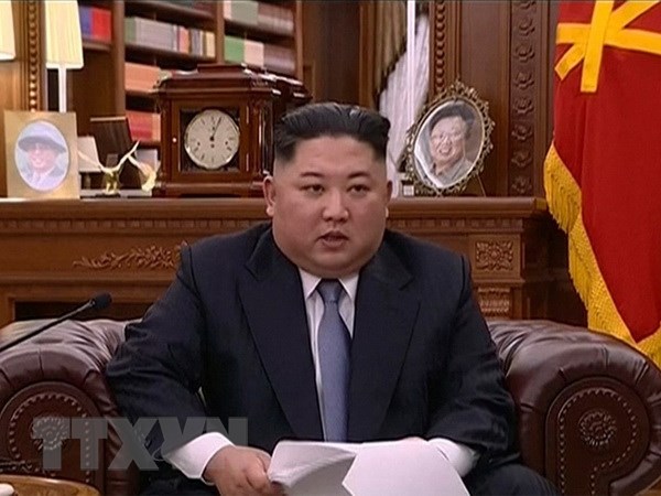 Nhà lãnh đạo Triều Tiên Kim Jong-un. (Nguồn: AP/TTXVN)