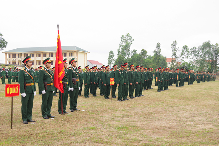 Lễ ra quân huấn luyện năm 2019 của Bộ chỉ huy Quân sự tỉnh.