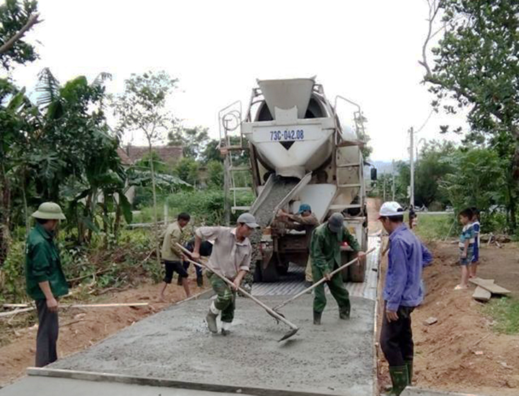 Xã Cự Nẫm tiếp tục duy trì và nâng cao chất lượng các tiêu chí để hoàn thành xã NTM nâng cao, NTM kiểu mẫu.