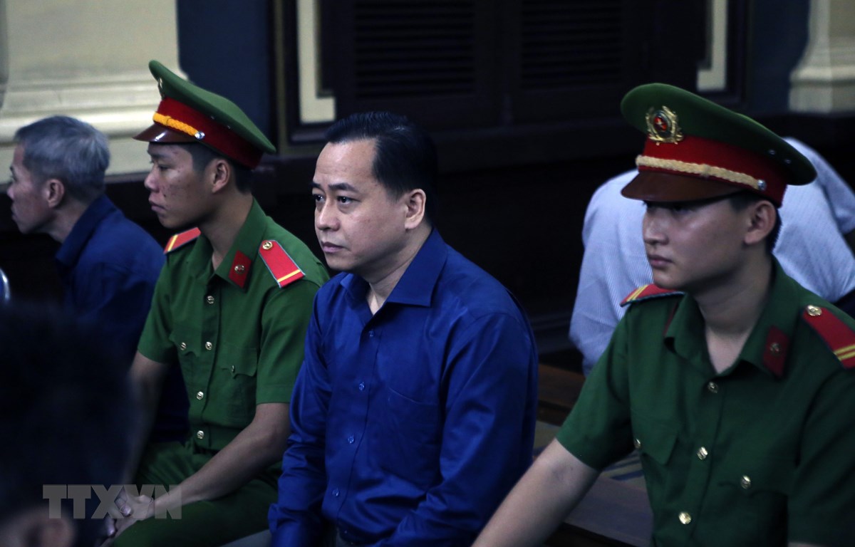 Bị cáo Phan Văn Anh Vũ (tức Vũ nhôm) tại phiên tòa ngày 30-11-2018. (Ảnh: Thành Chung/TTXVN)
