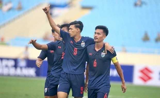  U23 Thái Lan thắng đậm U23 Indonesia. (Nguồn:Tuoitre.vn)