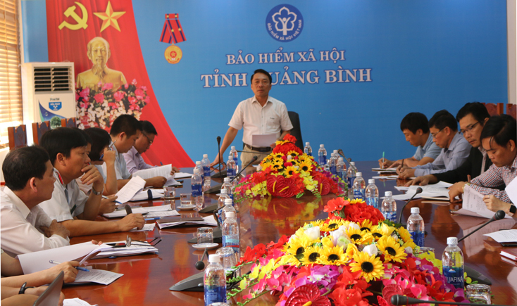 Giám đốc BHXH tỉnh Phạm Thanh Tùng yêu cầu các DN nghiêm túc thực hiện đúng cam kết trả nợ.