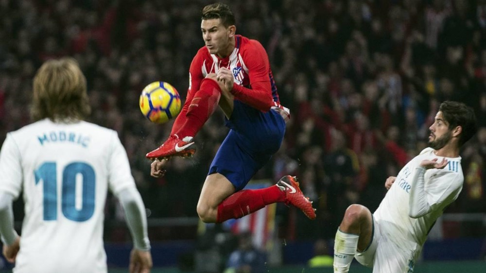   Lucas Hernandez thi đấu ấn tượng trong màu áo Atletico.