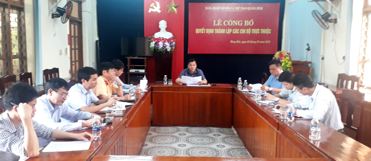Các đơn vị có liên quan họp bàn kế hoạch phối hợp đón và tiễn đoàn đua xe đạp toàn quốc tranh Cúp truyền hình TP. Hồ Chí Minh lần thứ 31 năm 2019.