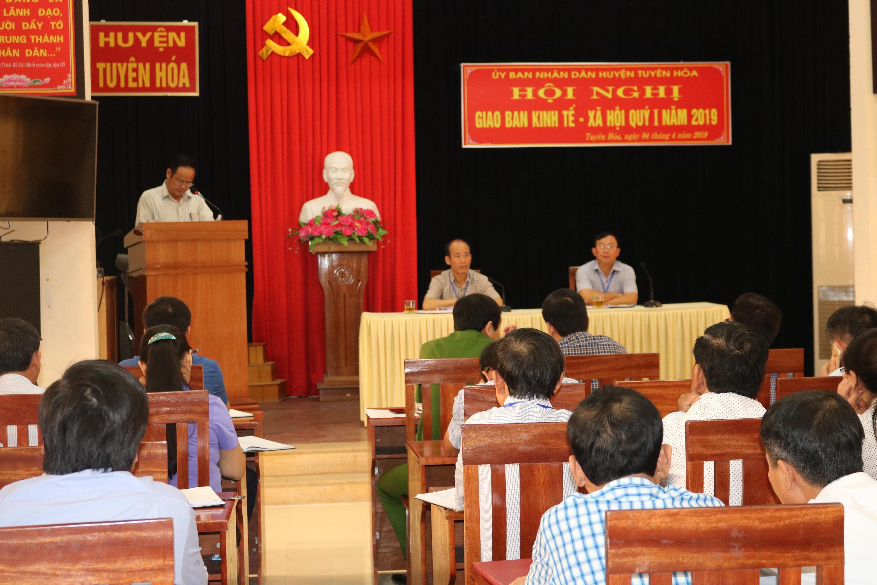 Huyện Tuyên Hóa triển khai nhiệm vụ quý II năm 2019