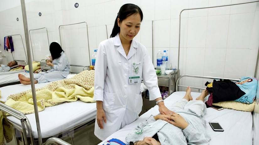  Bệnh nhân đang điều trị tại Viện sức khỏe tâm thần (Bệnh viện Bạch Mai). (Ảnh: Dương Ngọc/TTXVN)