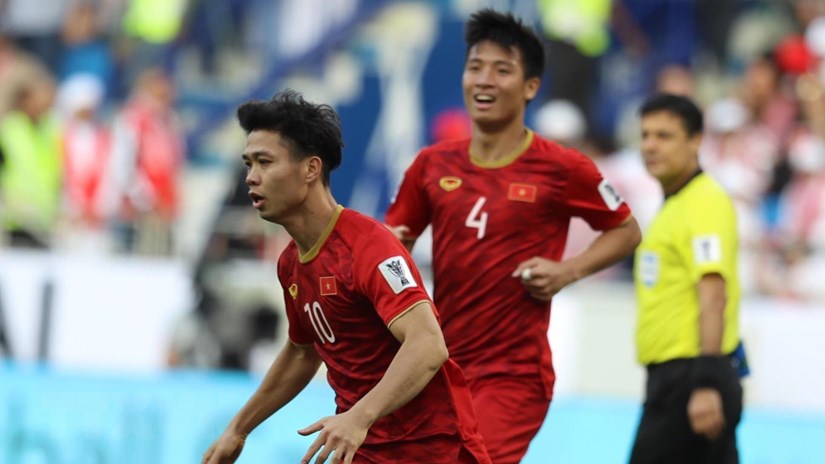  Công Phượng và tuyển Việt Nam sẽ đối đầu Cuaracao ở Kings Cup 2019. (Ảnh: Hoàng Linh/TTXVN)
