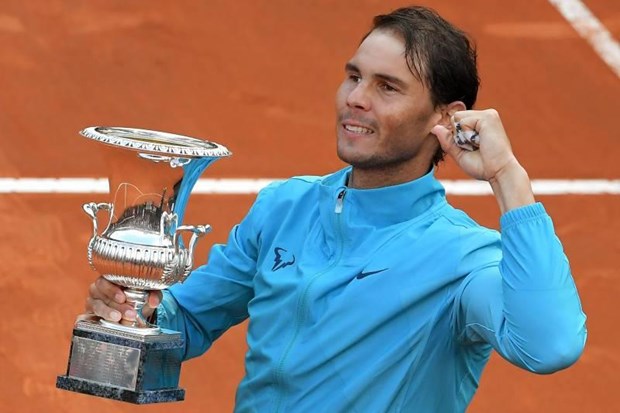  Nadal lần thứ 9 vô địch Rome Masters. (Nguồn: Getty Images)