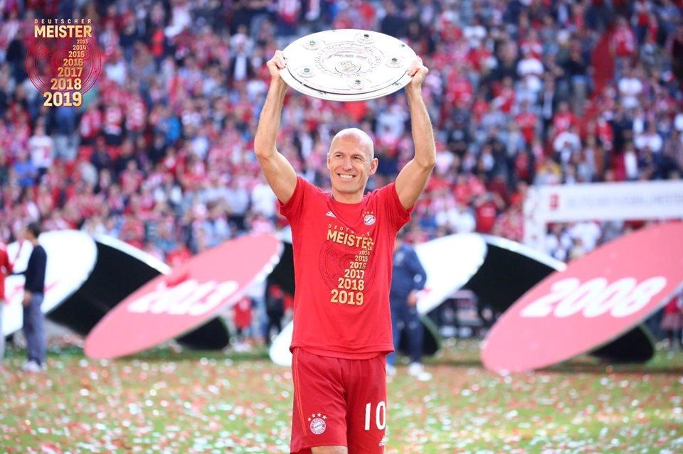  Danh hiệu vô địch quốc gia thứ 12 của Robben. (Nguồn: fcb)