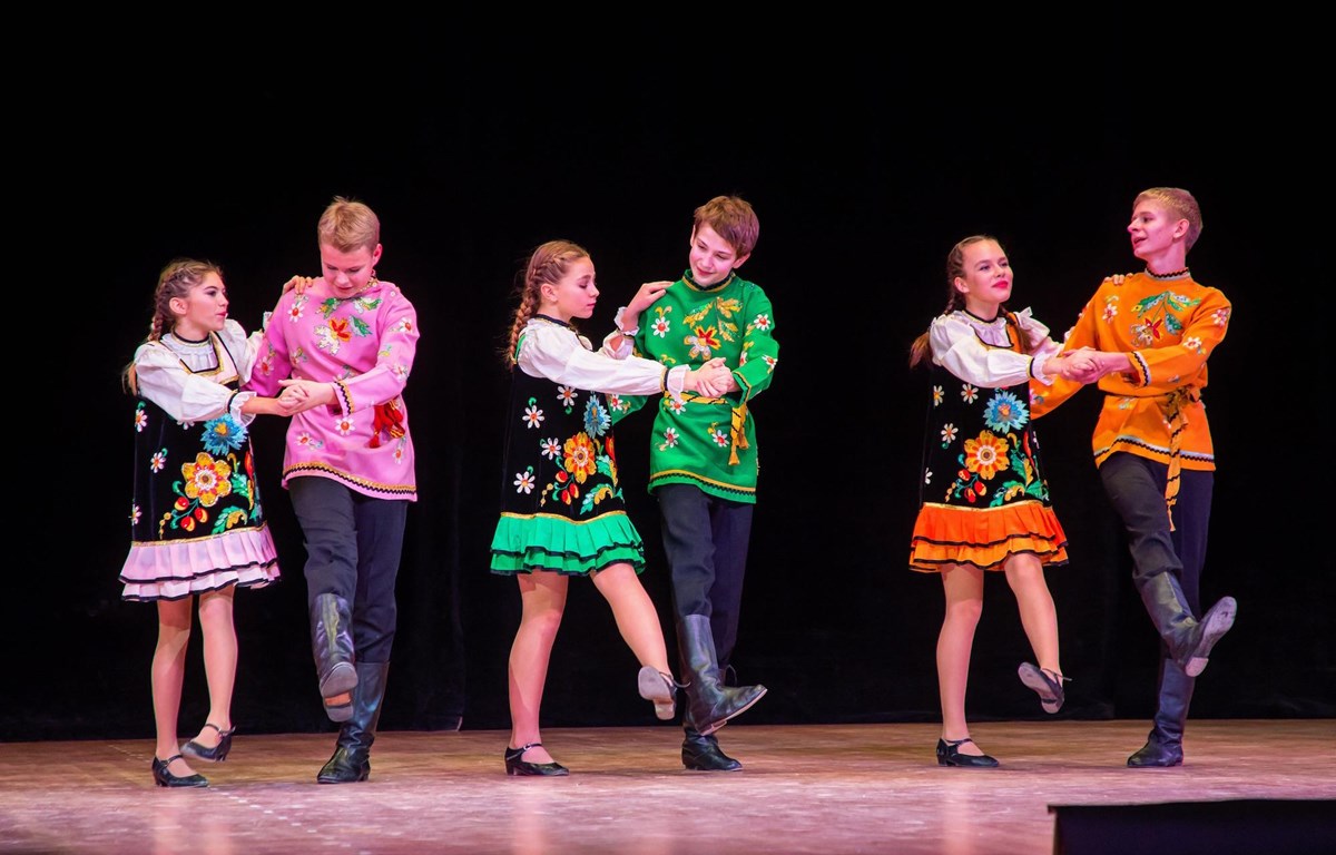 Đoàn thiếu nhi Nga sẽ mang tới liên hoan những vũ điệu truyền thống đặc sắc. (Ảnh: BTC)
