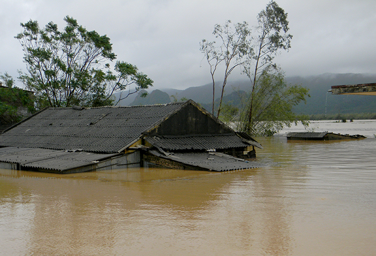 Quảng Bình là địa phương thường phải gánh chịu hậu quả nặng nề do mưa lũ hàng năm. 