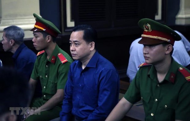 Bị cáo Phan Văn Anh Vũ (tức Vũ nhôm) tại phiên tòa ngày 30-11-2018. (Ảnh: Thành Chung/TTXVN)