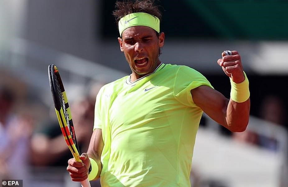  Nadal ghi tên mình vào chung kết Roland Garros 2019. (Nguồn: EPA)
