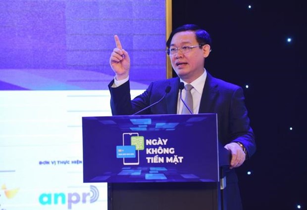 Phó Thủ tướng Vương Đình Huệ phát biểu tại hội thảo. (Nguồn: VGP)