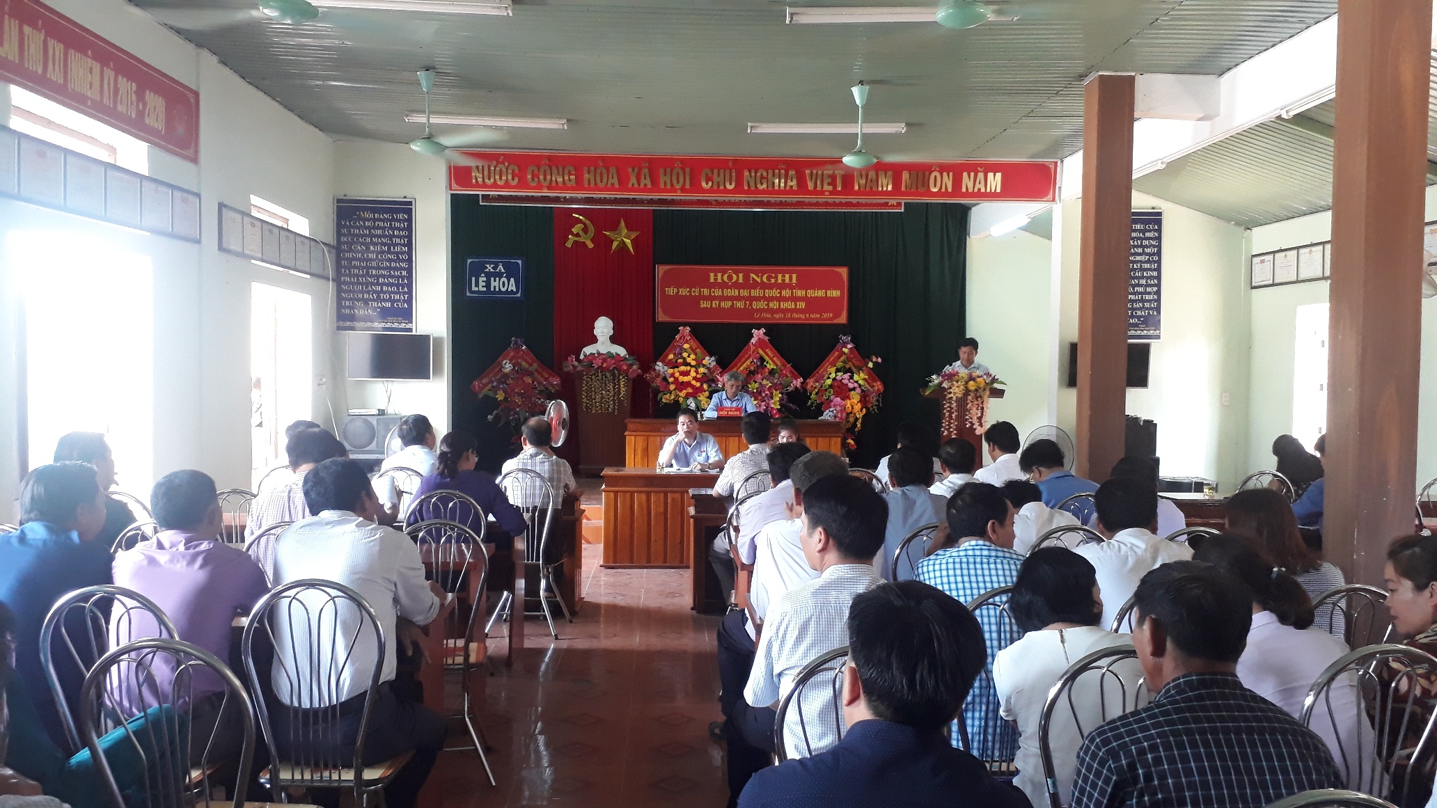 Các ĐBQH tiếp xúc với cử tri huyện Tuyên Hóa sau kỳ họp thứ 7, QH khóa XIV