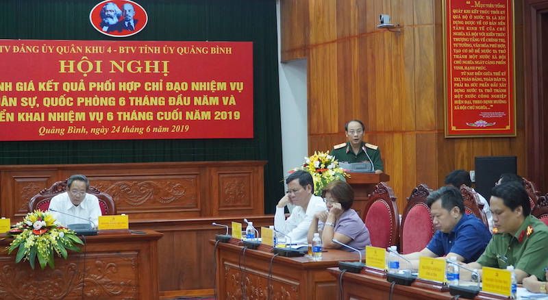 Đồng chí Thiếu tướng Trần Võ Dũng kết luận hội nghị