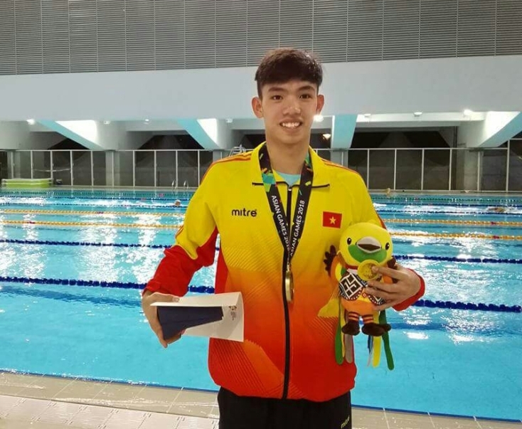 VĐV bơi lội Nguyễn Huy Hoàng, niềm hy vọng vàng của thể thao thành tích cao Quảng Bình tại SEA Games 2019.