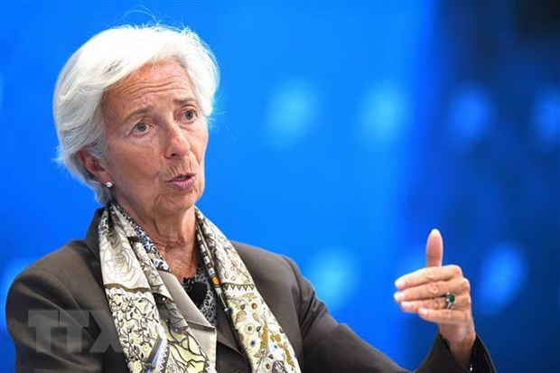 Tổng Giám đốc IMF Christine Lagarde vừa được đề cử cho vị trí Chủ tịch Ngân hàng trung ương châu Âu. (Nguồn: AFP/TTXVN)