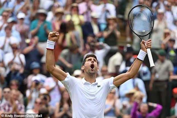  Djokovic lần thứ 9 góp mặt ở bán kết Wimbledon.
