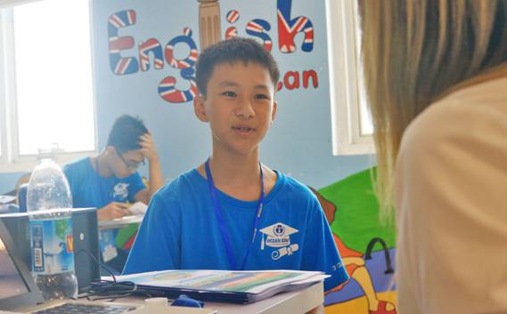 Ocean Edu là địa chỉ đào tạo tiếng Anh uy tín với 100% giáo viên nước ngoài