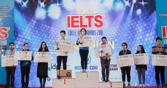 Cuộc thi tìm kiếm tài năng tiếng Anh Ielts Circle of Champions mang lại cơ hội trải nghiệm bài thi quốc tế cho hàng trăm nghìn học viên trên cả nước