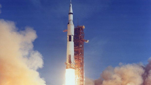 Tên lửa đẩy Saturn V. (Ảnh: NASA)