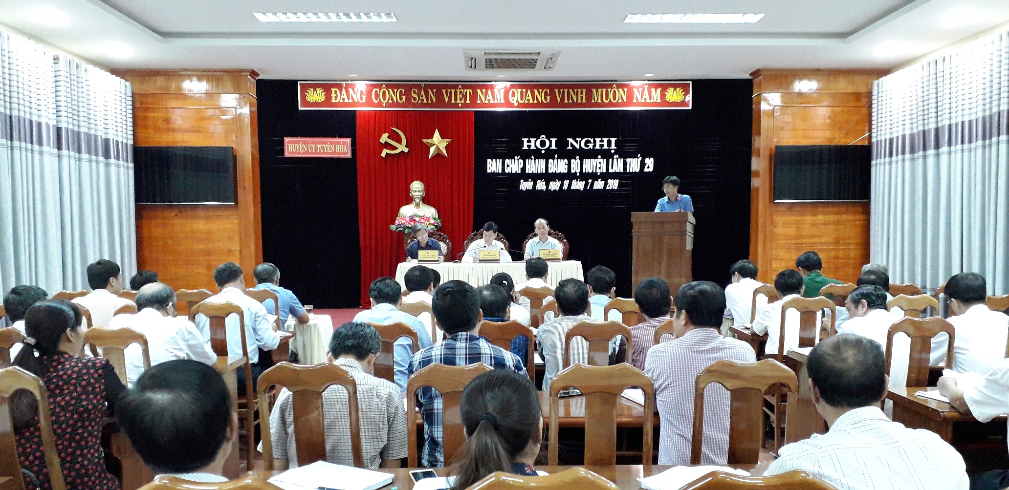 Hội nghị BCH Đảng bộ huyện Tuyên Hóa lần thứ 29