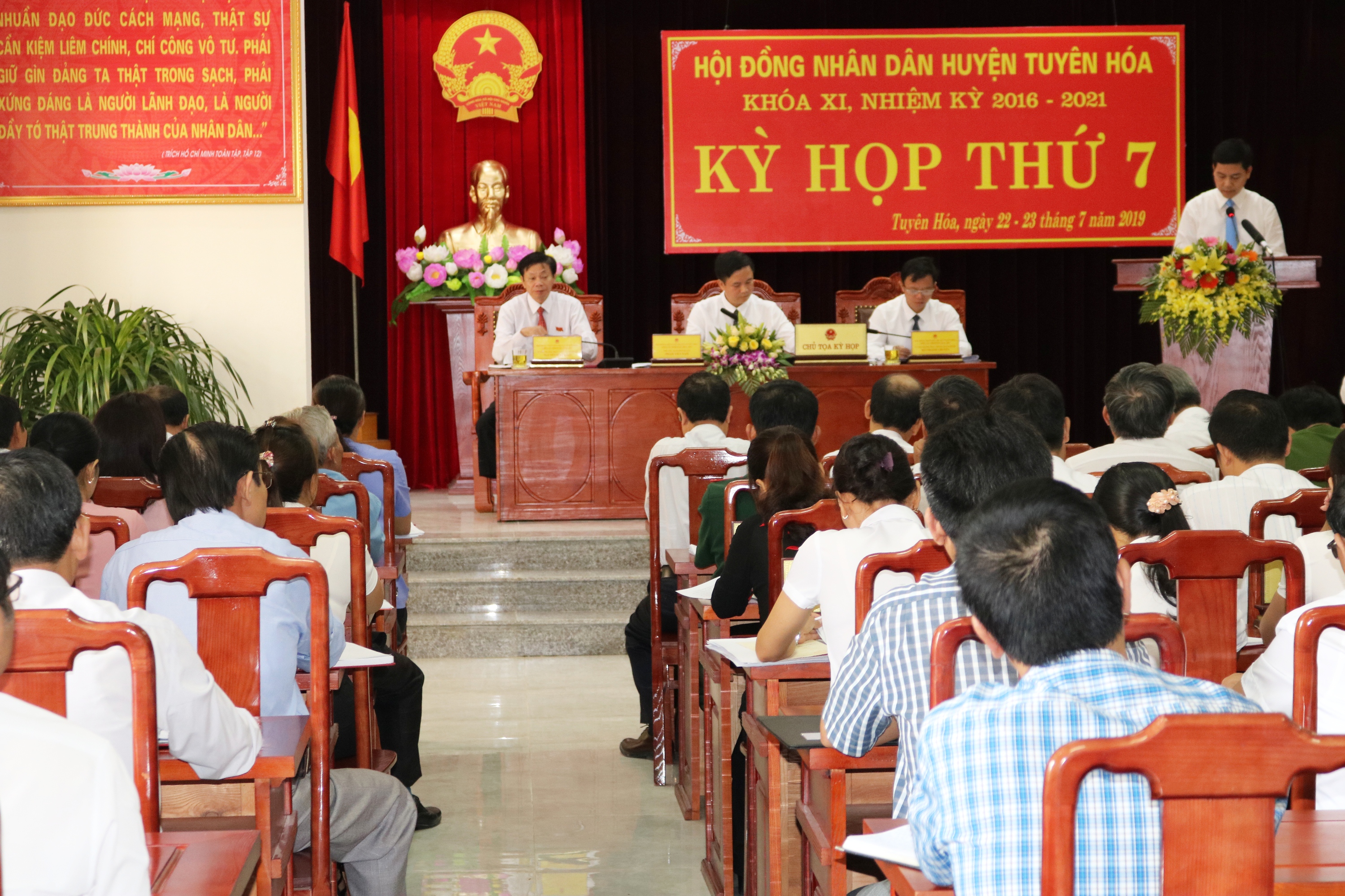 Kỳ họp thứ 7, HĐND huyện Tuyên Hóa khóa XI, nhiệm kỳ 2016 -2021