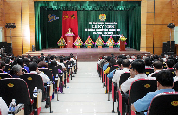 lễ kỷ niệm 90 năm ngày thành lập Công đoàn Việt Nam 