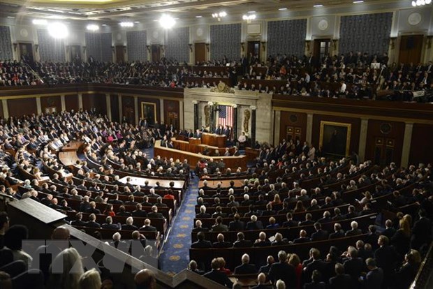 Toàn cảnh một phiên họp Hạ viện Mỹ ở Washington, DC. (Nguồn: AFP/TTXVN)