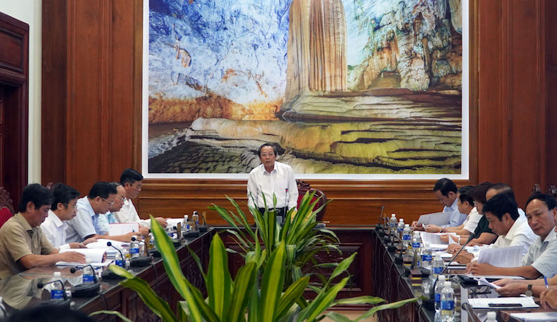  Đồng chí Bí thư Tỉnh ủy Hoàng Đăng Quang kết luận hội nghị