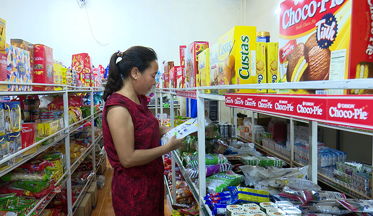 Trên 80% số lượng hàng hóa đang lưu thông trên địa bàn thị xã Ba Đồn là hàng Việt.
