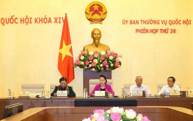 Chủ tịch Quốc hội Nguyễn Thị Kim Ngân phát biểu ý kiến. (Ảnh: Doãn Tấn/TTXVN)