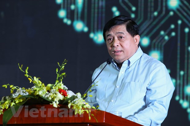 Bộ trưởng Bộ Kế hoạch và Đầu tư Nguyễn Chí Dũng. (Ảnh: Minh Sơn/Vietnam+)