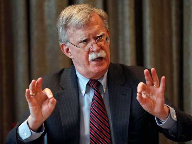 Cố vấn an ninh quốc gia Mỹ John Bolton. (Nguồn: Reuters)