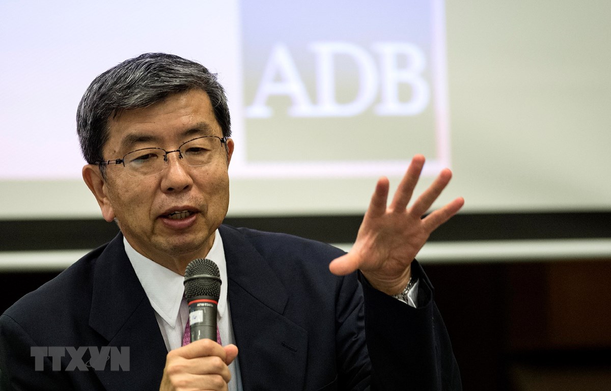 Trong ảnh: Chủ tịch Ngân hàng Phát triển châu Á (ADB), ông Takehiko Nakao. (Nguồn: AFP/TTXVN)