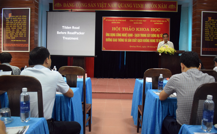 Đồng chí Trần Công Thuật, Phó Bí thư Tỉnh ủy, Chủ tịch UBND tỉnh, Trưởng đoàn Đại biểu Quốc hội tỉnh đã phát biểu chỉ đạo tại hội thảo