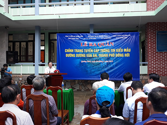 Đồng chí Nguyễn Tiến Hoàng, Phó Chủ tịch UBND tỉnh phát biểu chỉ đạo hội nghị