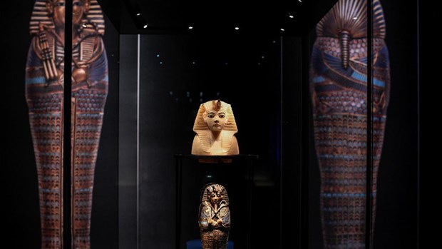 Triển lãm Tutankhamun: Kho báu của Pharaoh tại Pháp. (Nguồn: france24.com)