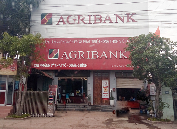 Chi nhánh Agribank Lý Thái Tổ nơi bà Duyên khiếu nại việc bị ngân hàng đòi nợ sau gần 20 năm tài sản thế chấp đã bán.