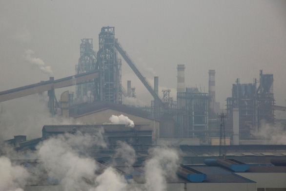 Khung cảnh ô nhiễm tại thành phố An Dương được chụp hồi đầu năm 2019 - Ảnh: Reuters