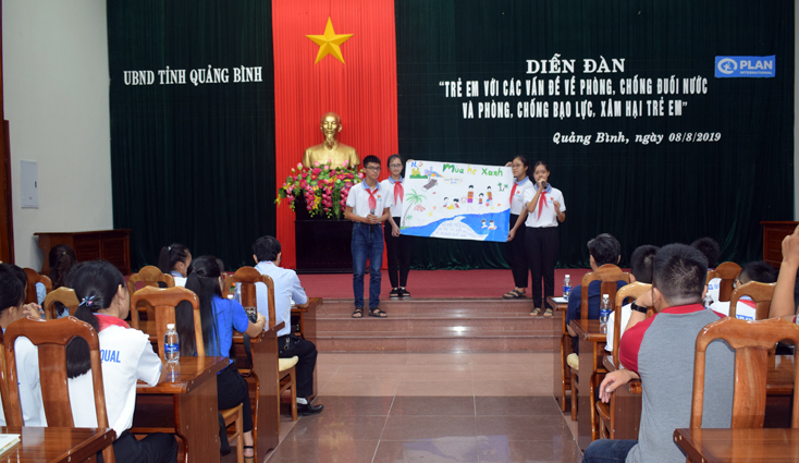  Thông qua diễn đàn, các cấp, ngành và địa phương có thể thực hiện công tác bảo vệ, chăm sóc, giáo dục trẻ em tốt hơn 