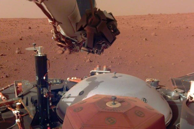 Thiết bị đổ bộ InSight của NASA đã phát hiện tổng cộng hơn 100 xung động ở Sao Hỏa. (Nguồn: bgr.com)