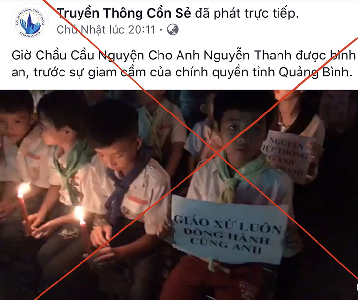 Hành vi ép buộc các em nhỏ cầu nguyện cho đối tượng Nguyễn Văn Thanh cần được lên án.