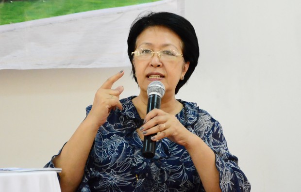 Bà Tôn Nữ Thị Ninh, Chủ tịch Quỹ Hòa Bình và phát triển TP.HCM, nguyên Phó Chủ nhiệm Ủy ban đối ngoại Quốc hội.