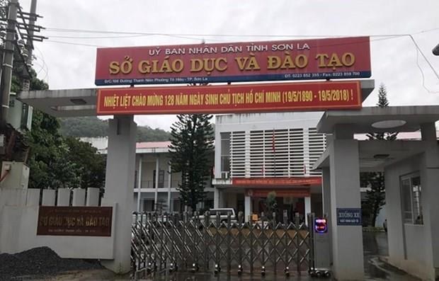 Trụ sở Sở Giáo dục và Đào tạo tỉnh Sơn La. (Ảnh: TTXVN)